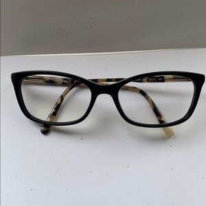 Lacoste Eyeglasses Frames L2900 001 Black Tortoise Gold Cat Eye 55-17-140